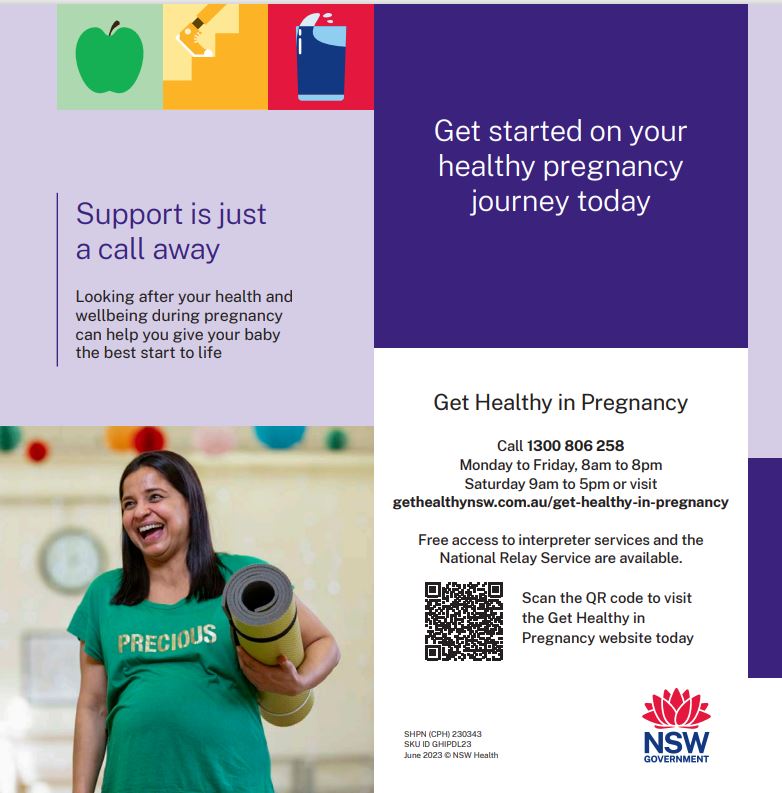 het healthy in pregnancy service