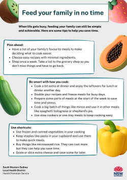 Feed your family in no time