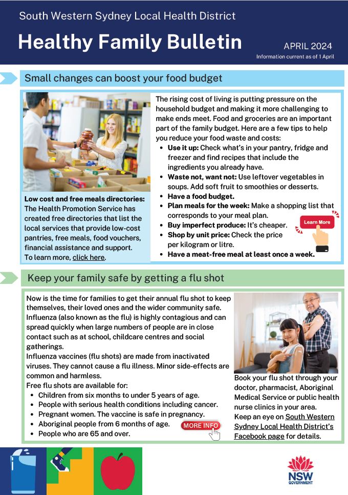April 2024 Healthy Family Bulletin