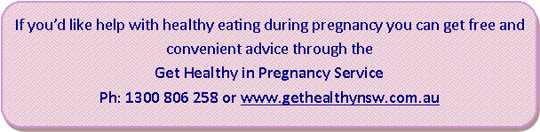 get healthy in pregnancy