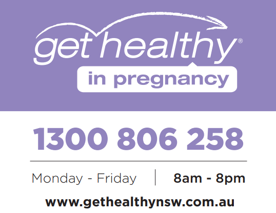 get healthy in pregnancy service