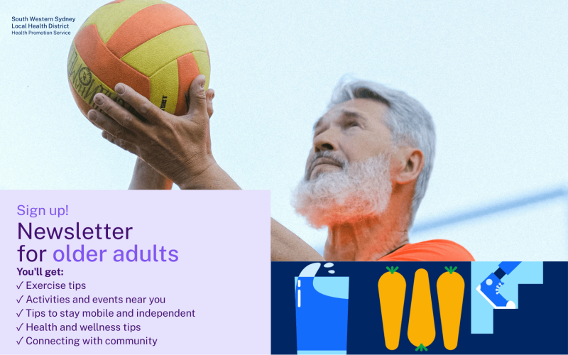 Sign up for our Healthy Ageing Newsletter!